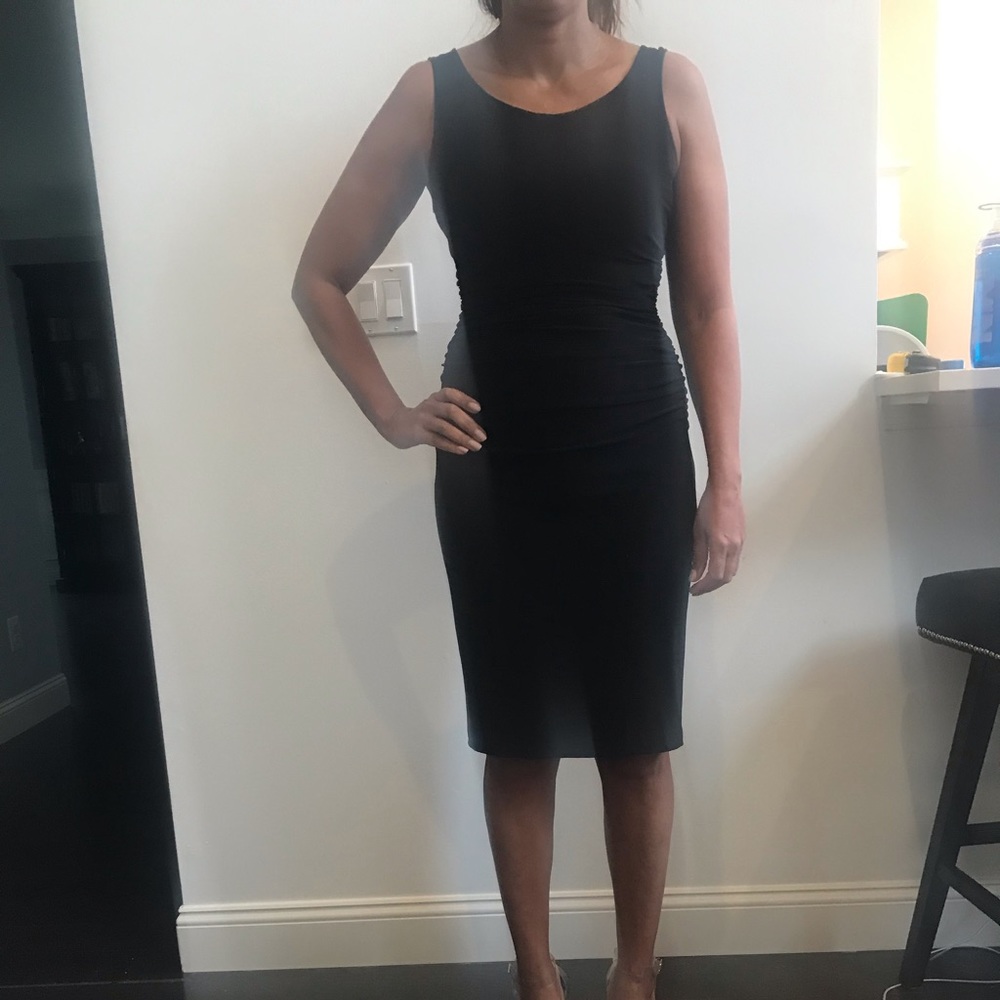 Black dress.